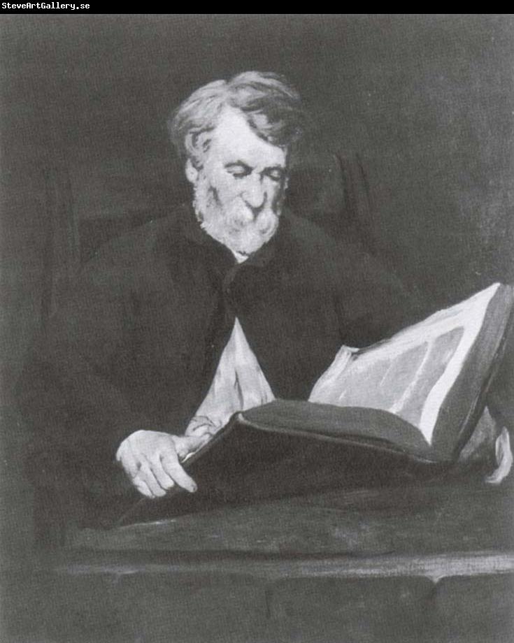Edouard Manet Man Reading